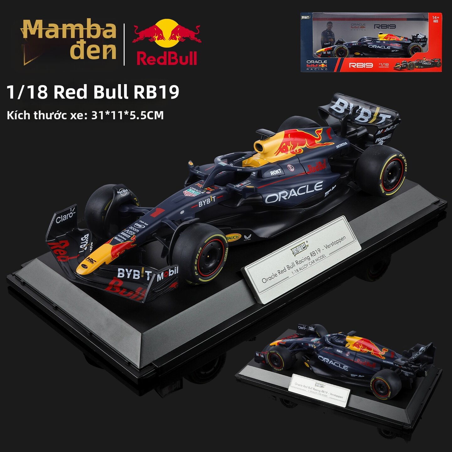 HEIMANBA | Mô Hình Xe Công Thức Hợp Kim Red Bull F1 Chính Hãng