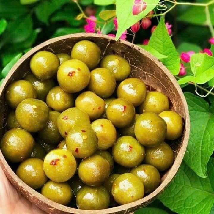 Sấu bao tử omai chua ngọt cay hũ 500g