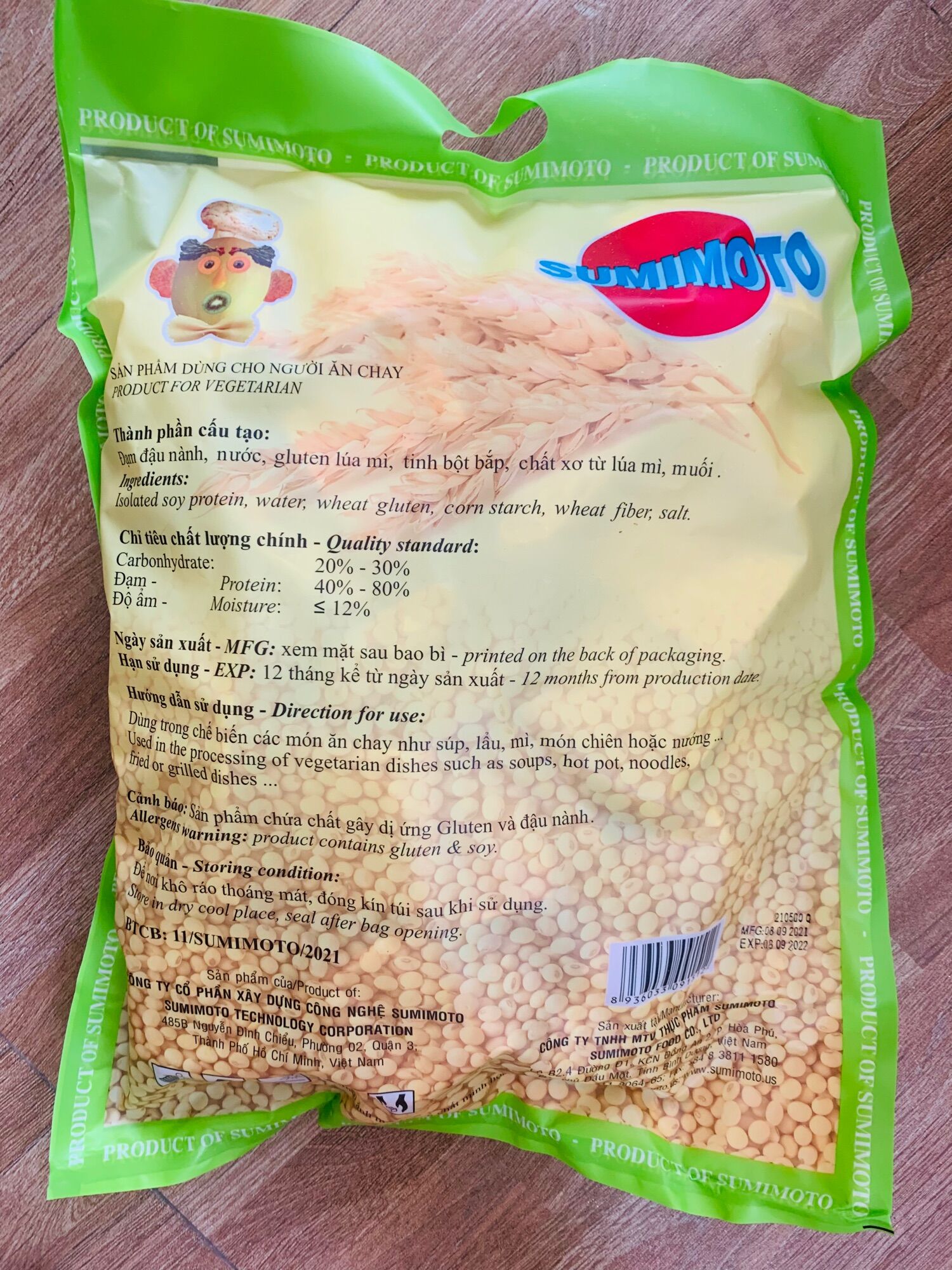 Sườn miếng chay Panko gói 1kg