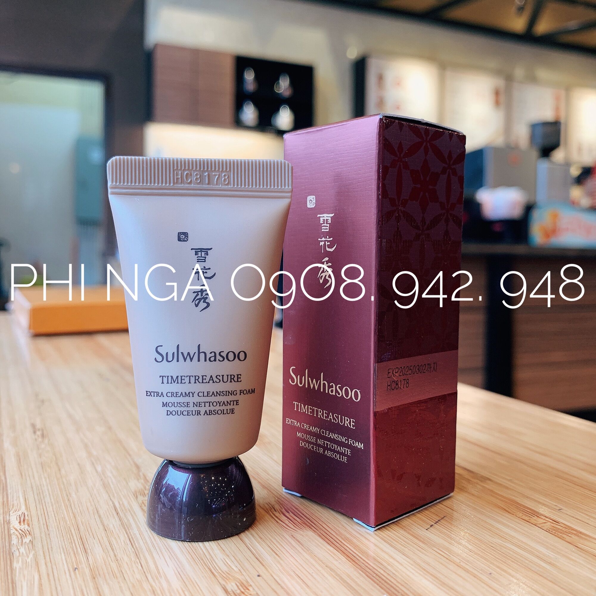 Chuẩn Auth - Sữa rửa mặt thông đỏ Sulwhasoo 15ml