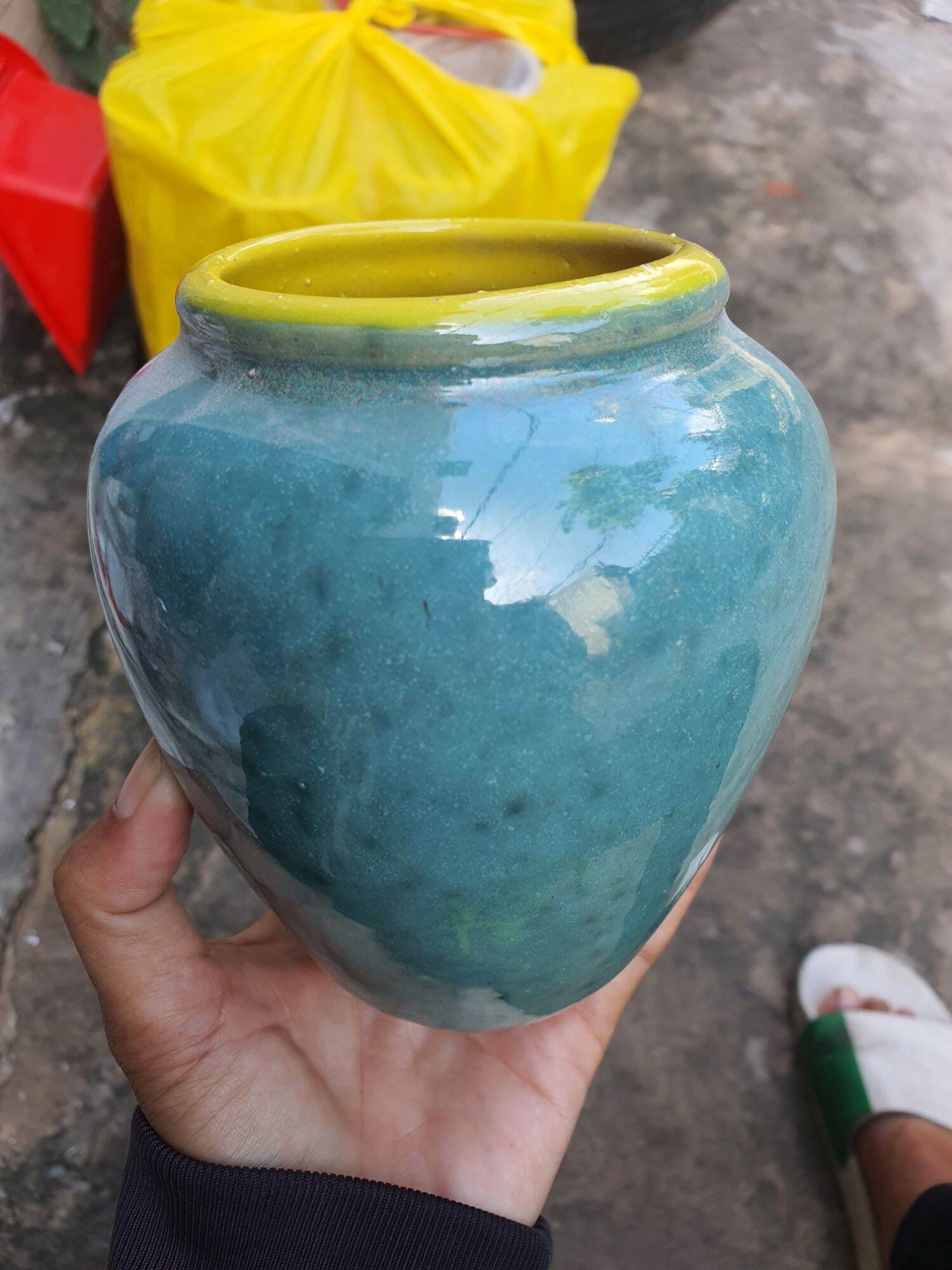 Ly lu trà sữa bằng sành cao cấp