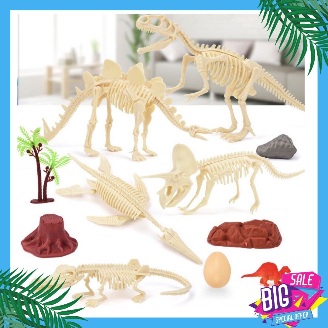 Bộ đồ chơi lắp ráp mô hình trứng khủng long cho bé