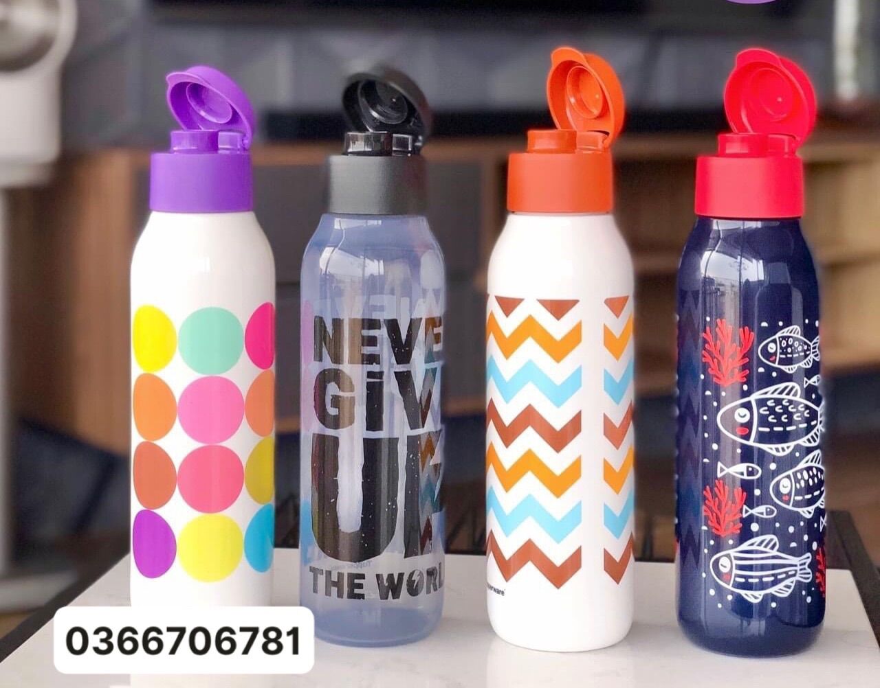 [HCM]Bình Nước Tupperware Eco Bottle Fancy 750ml