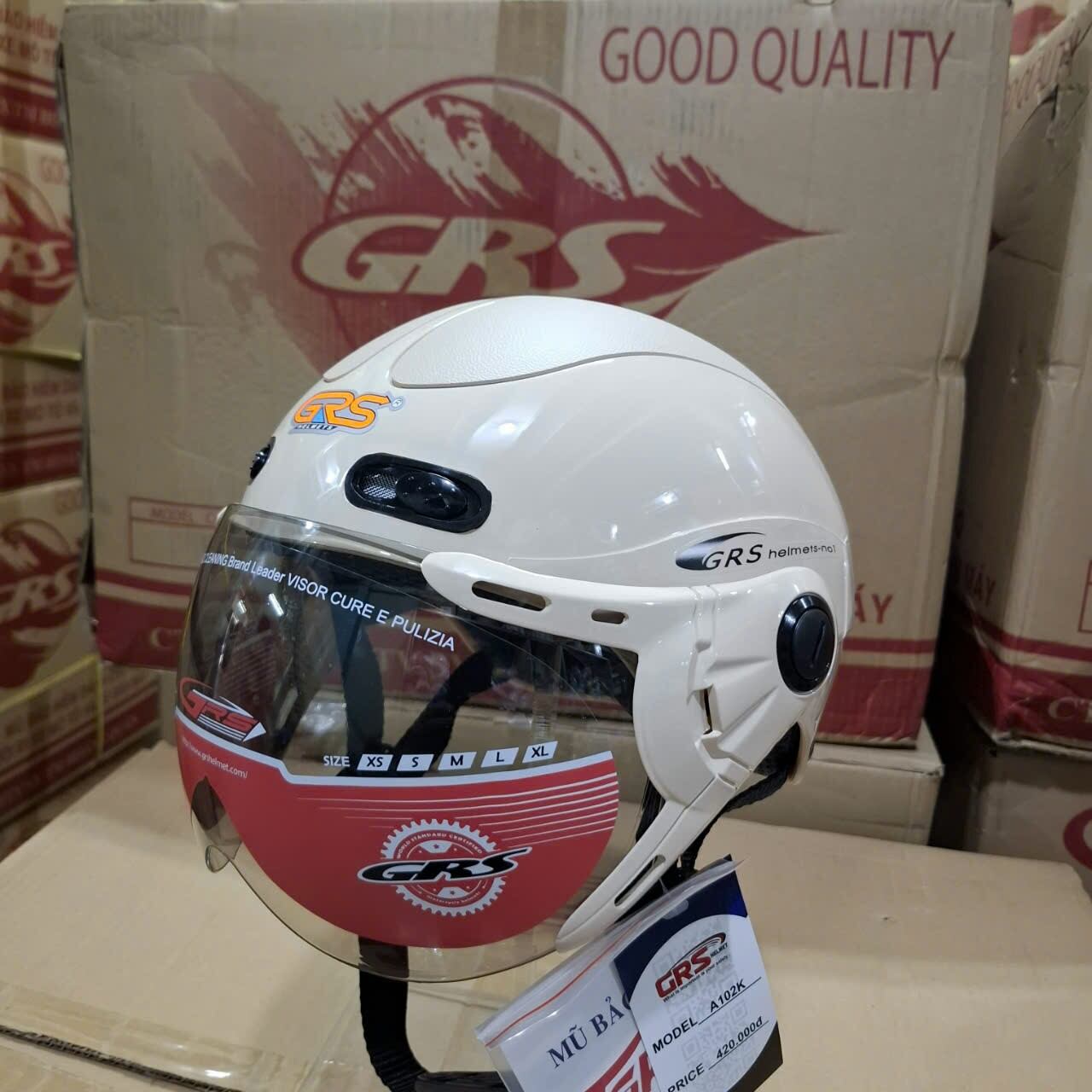nón bảo hiểm GRS 102K an toàn chăc chắn