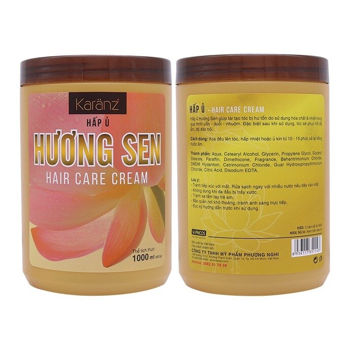 Hấp ủ tóc collagen hương sen 1000ml