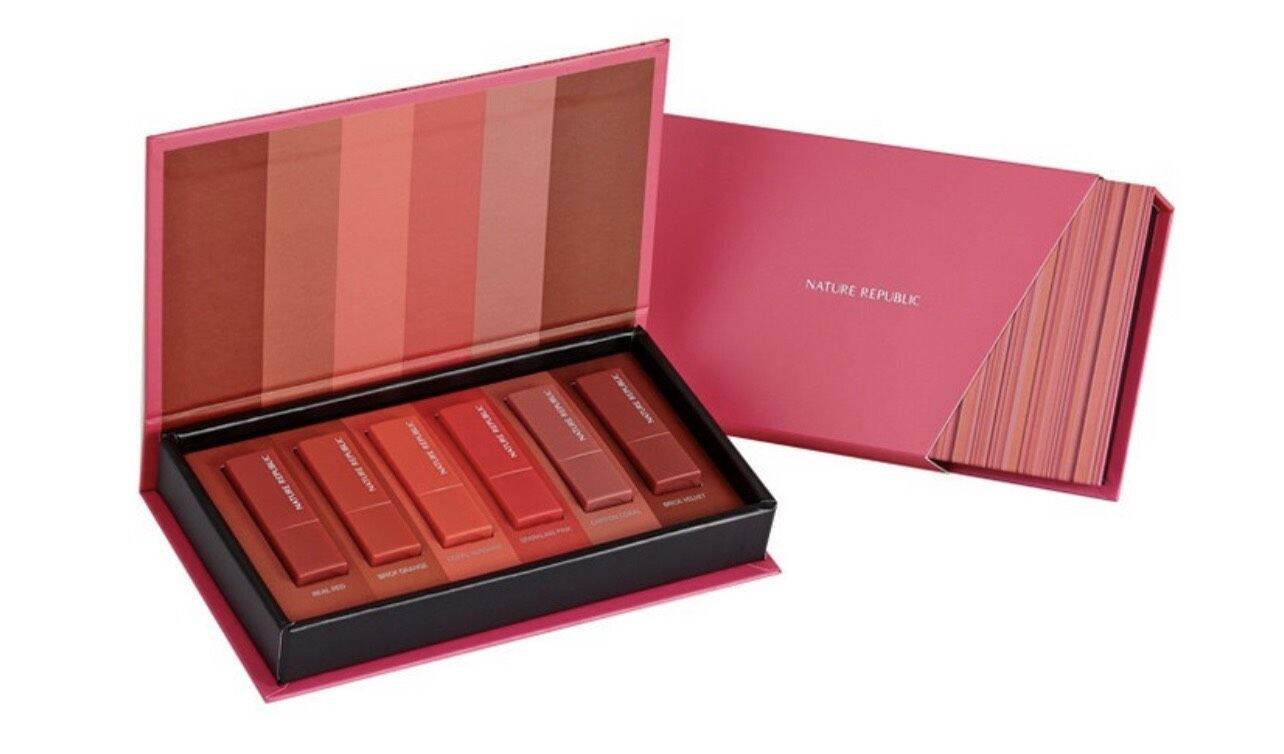 Set Son Natural Republic 6 Màu Hàn Quốc