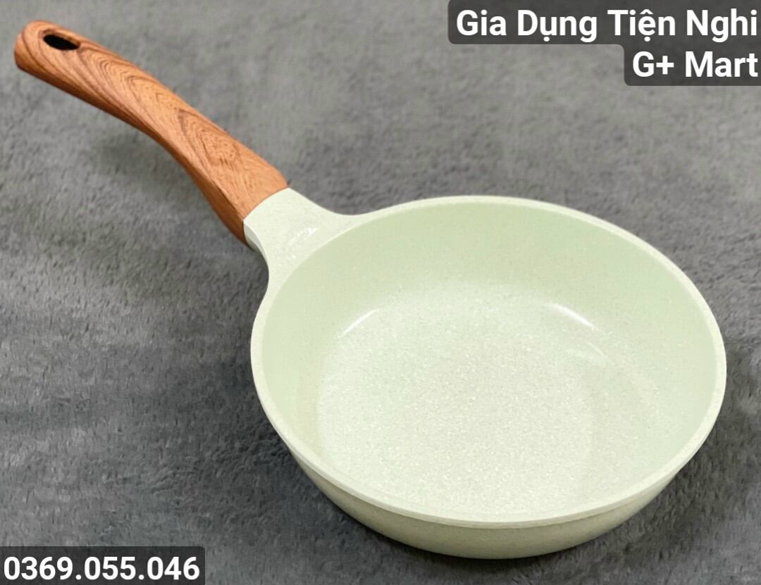 Chảo chống dính men đá ceramic cao cấp đun từ green cook ccg24ih - giadungtiennghigmart