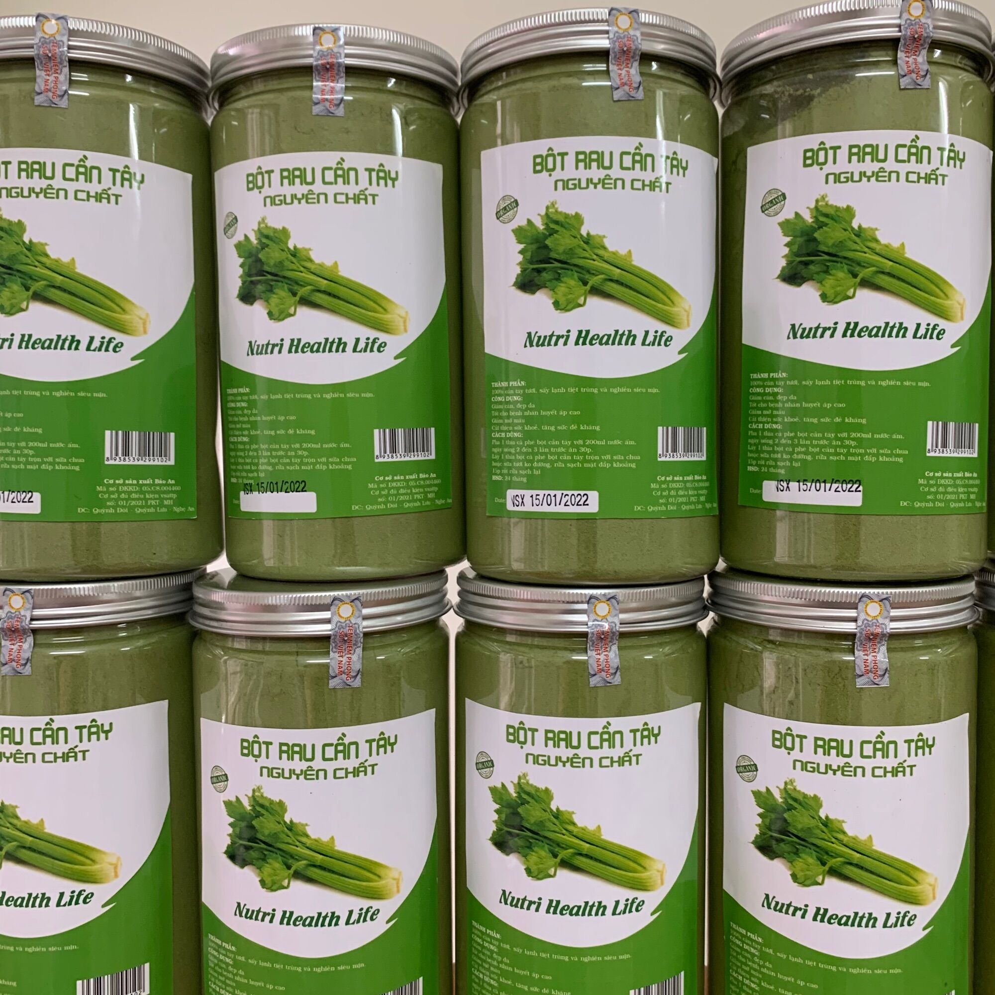 Bột cần tây giảm cân hộp 500g