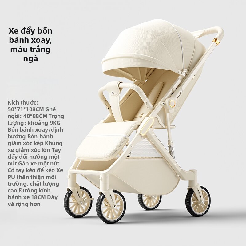 Reversible Lightweight Stroller Baby Carriage - 4