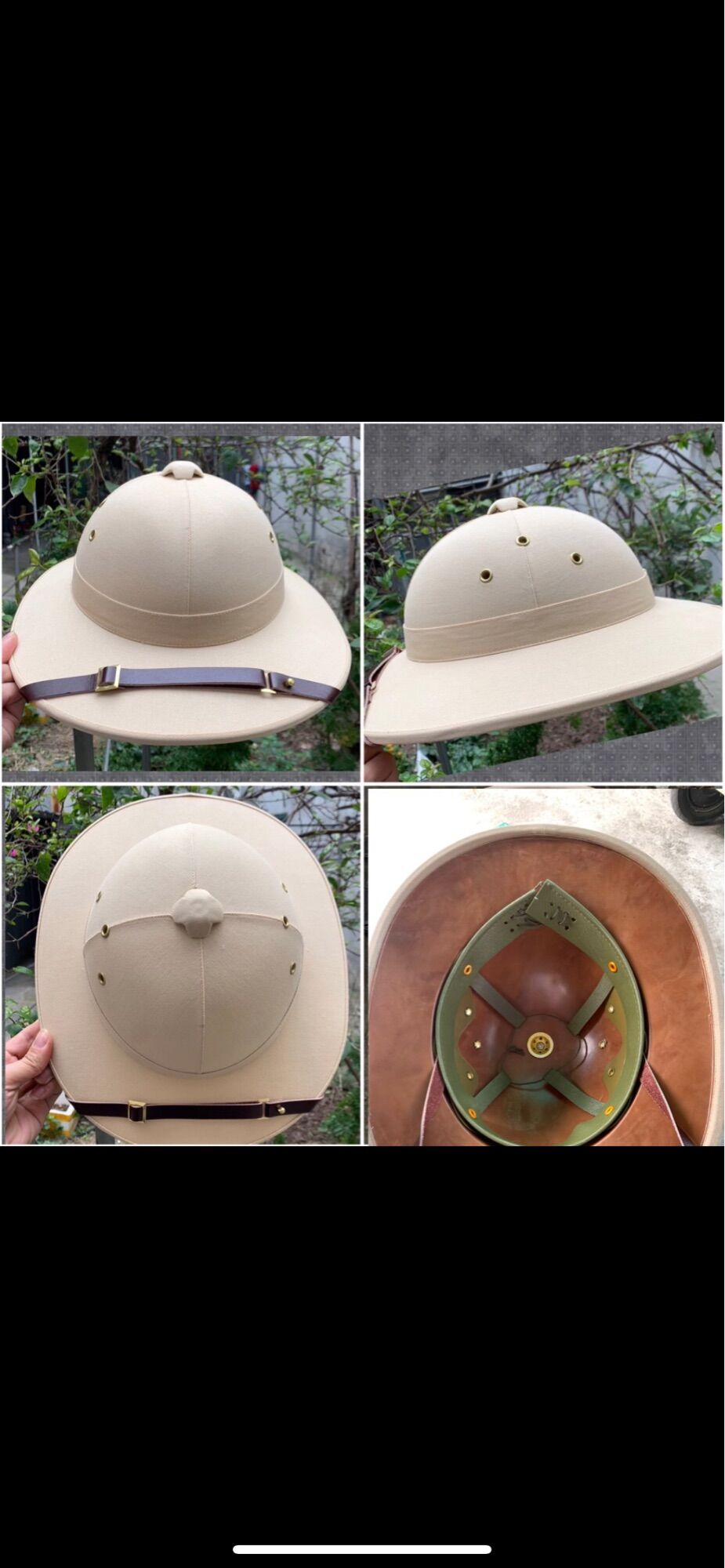 Mũ cối phíp vành rộng cao cấp.