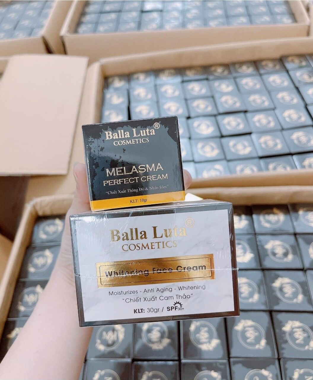 COMBO 2SP CAO NÁM 10GR BALLA LUTA VÀ FACE NÂNG CƠ BALLA LUTA