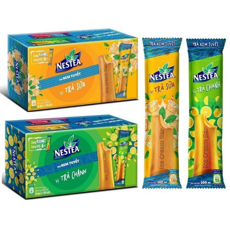 Hộp kem trà tuyết Nestea 6 chiếc