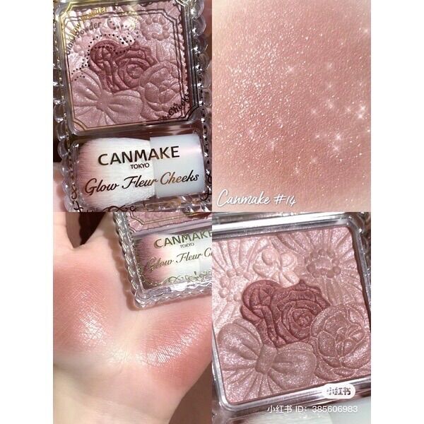 Mẫu mới nhất - má hồng canmake glow fleur cheek