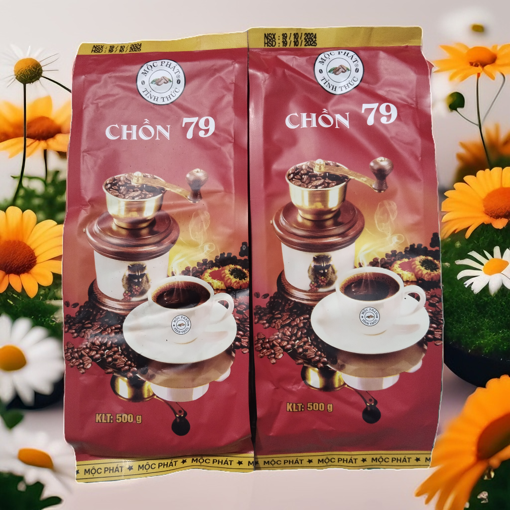Cafe chồn 79 Hảo Hạng, thơm, sánh =1kg Cafe Hiệu Mộc Phát