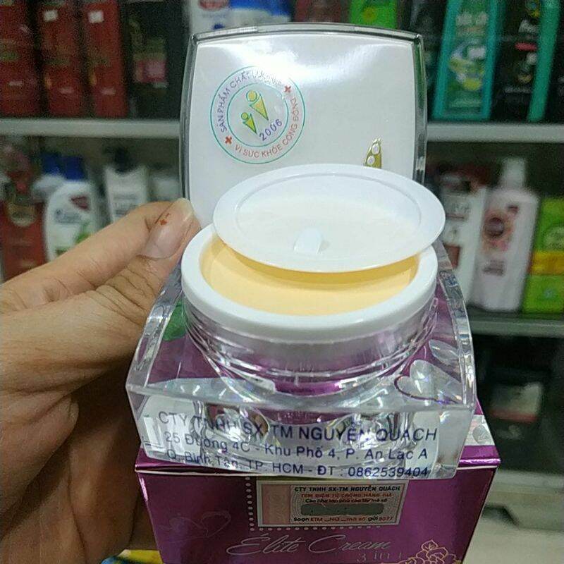 Kem bướm elite 12g-trắng da, ngừa mụn, mờ thâm nám, chống nắng cho da