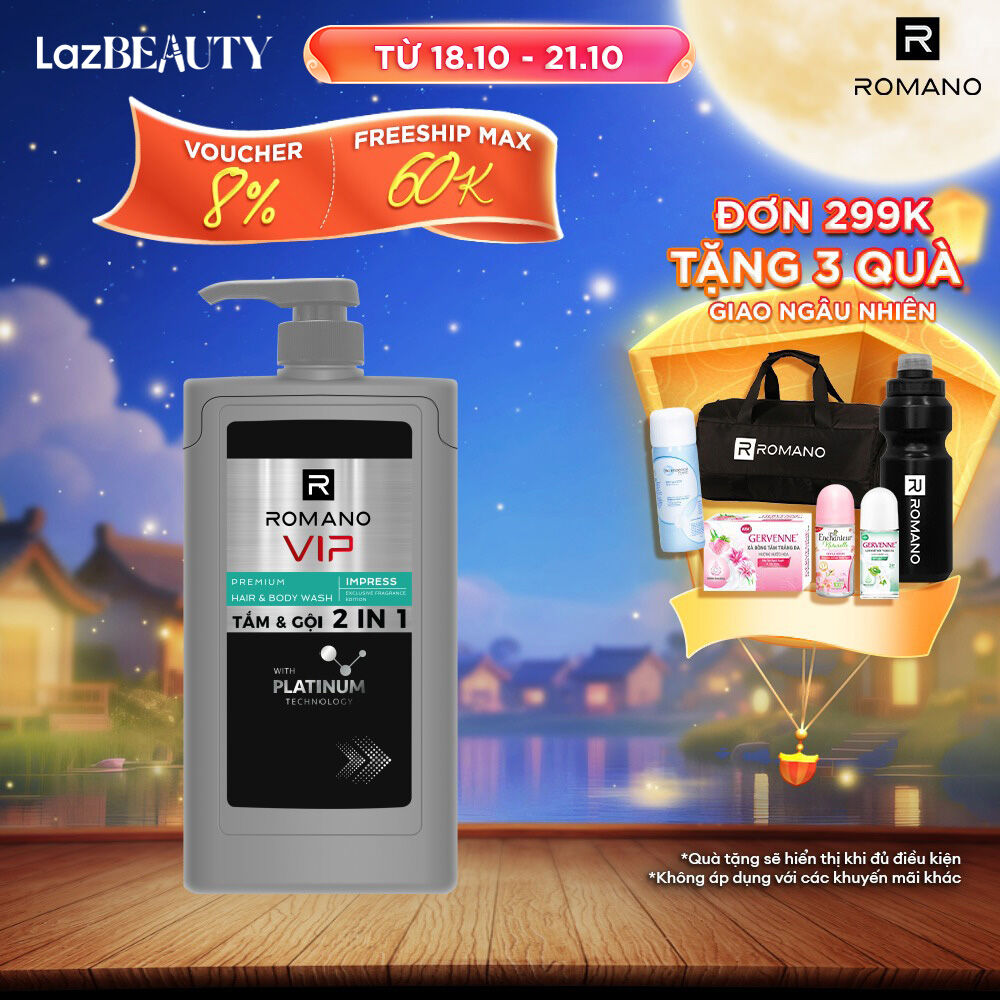 Romano Vip Impress 650g Bath and Shampoo