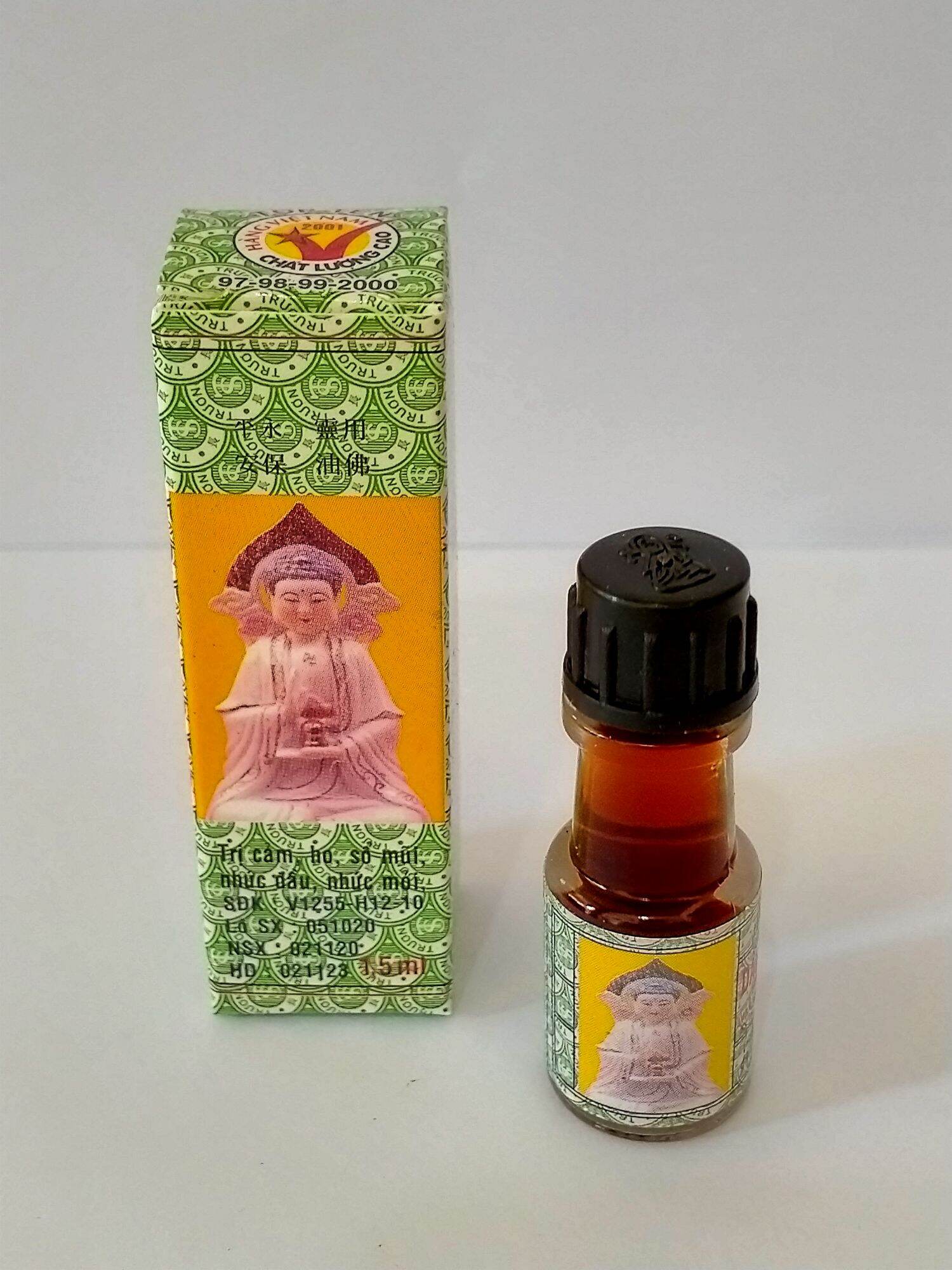 Combo 5 Chai Dầu Phật Linh Trường Sơn Chai 1.5 Ml