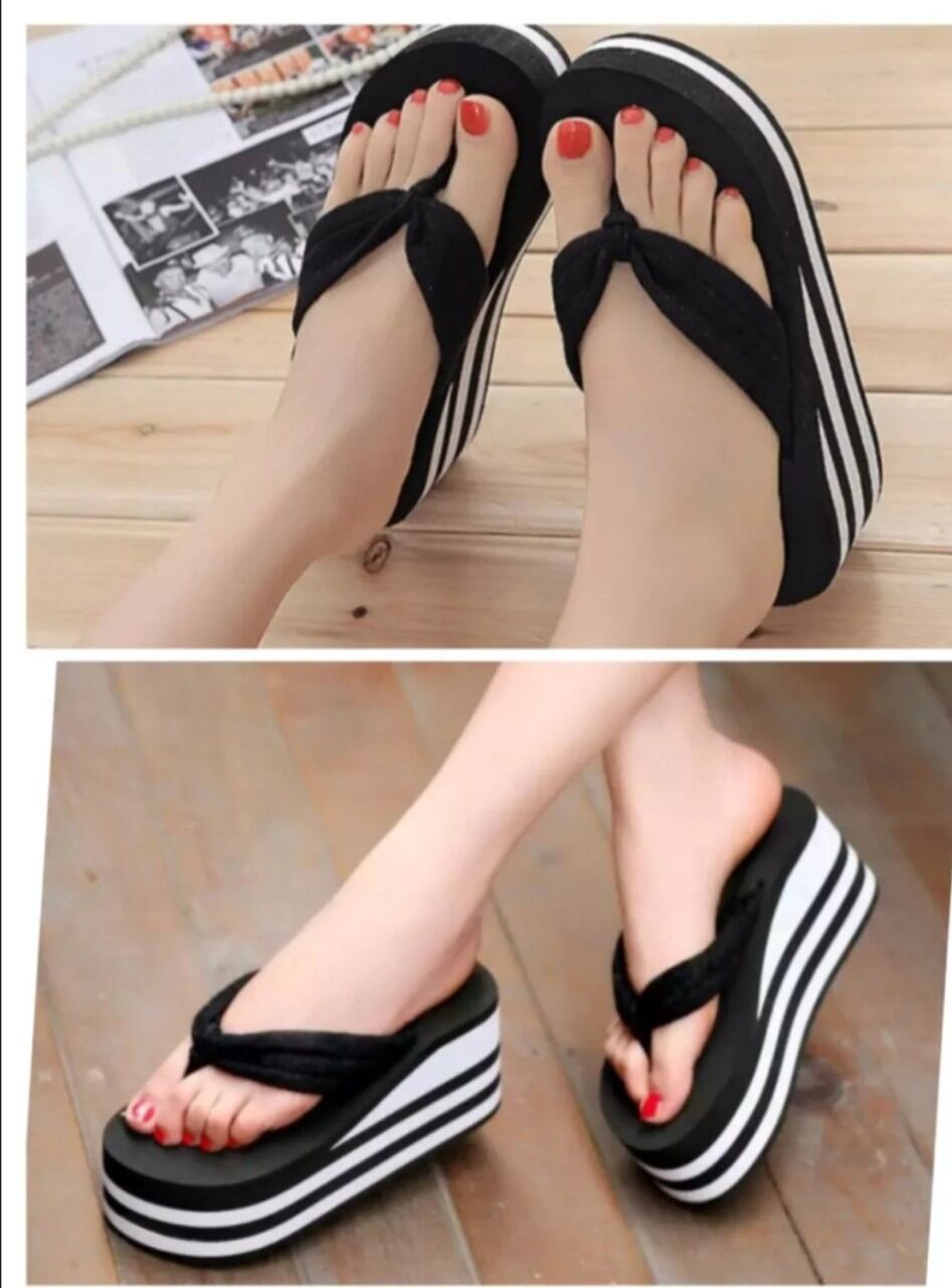 dép xốp kẹp đế sọc