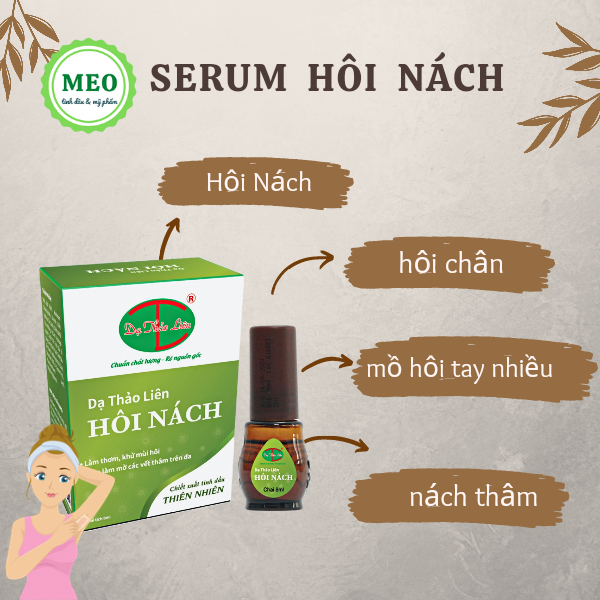 Khử mùi hôi nách dạ thảo liên