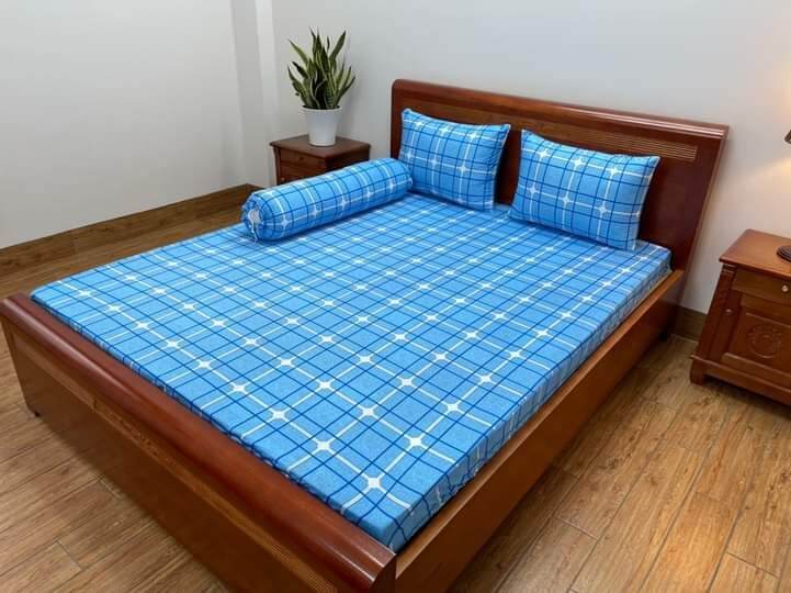 Ga giường ( KT 2mx2m ) thun lạnh Hàn Quốc -  chân nệm từ 3-15cm