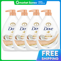 Dove | Sữa tắm dừa 1L, 4 chai