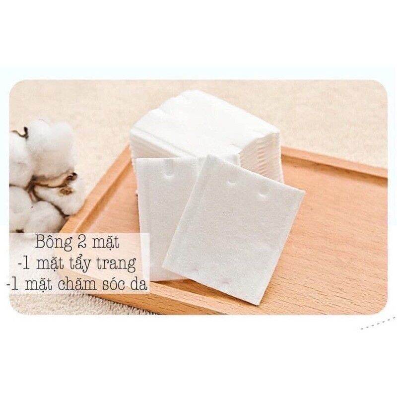 BÔNG TẨY TRANG COTTON PADS BỊCH 222 MIẾNG