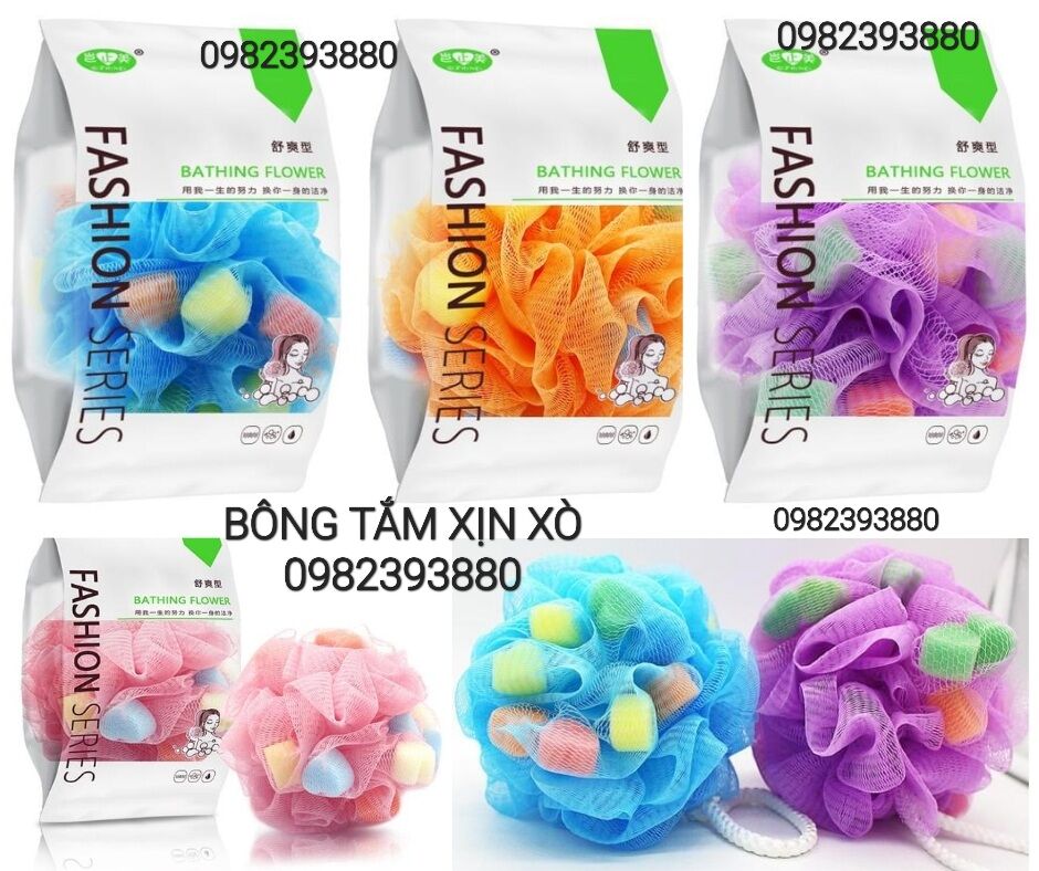 Bông tắm tạo bọt nhà tắm