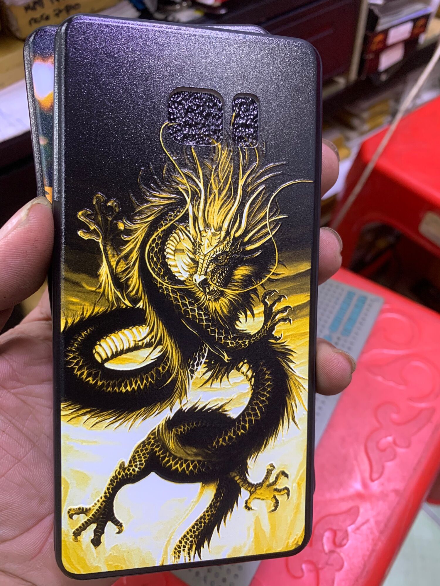 Ốp Samsung Note7/Note FE  (SM-N935F/DS) dẻo viềng lưng in hình