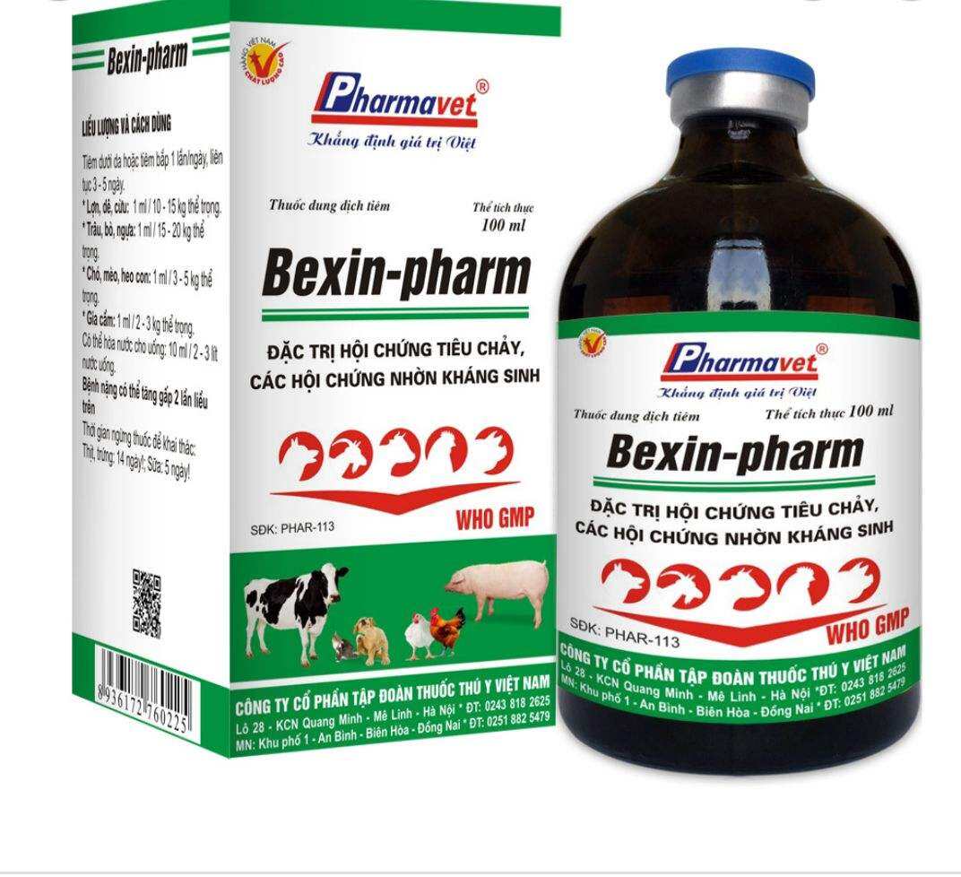 Bexin pharm 100ml hsd 04/07/2023