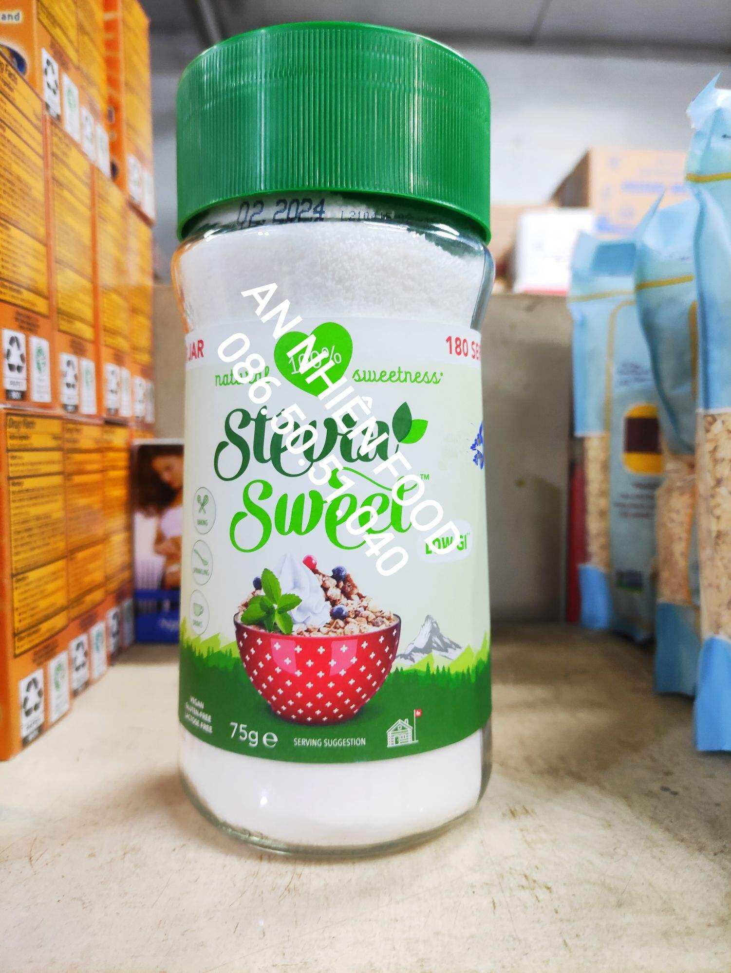 Đường Ăn Kiêng lọ 90 gram hiệu Hermestas