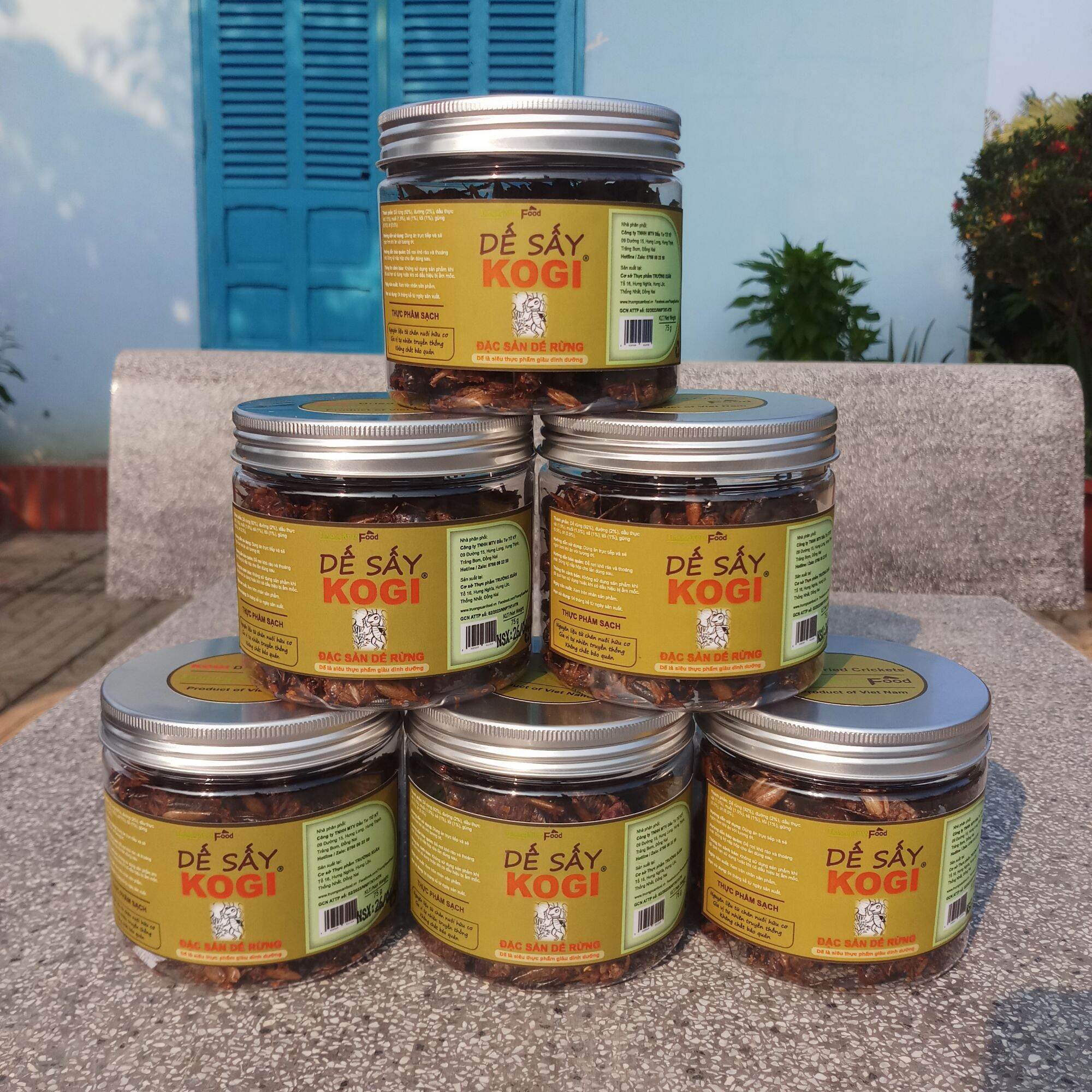 Dế Sấy KOGI, Dế Rừng Sấy Giòn - TRUONG XUAN FOOD