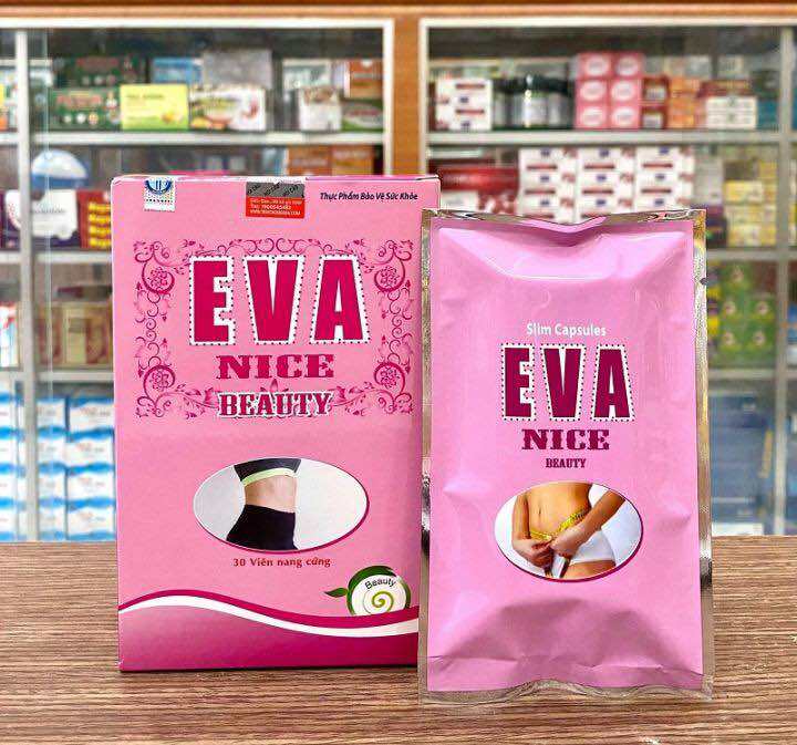 Viên uống giảm cân Eva Nice Beauty (Hộp 30 viên) - Evanice Beauty giảm béo