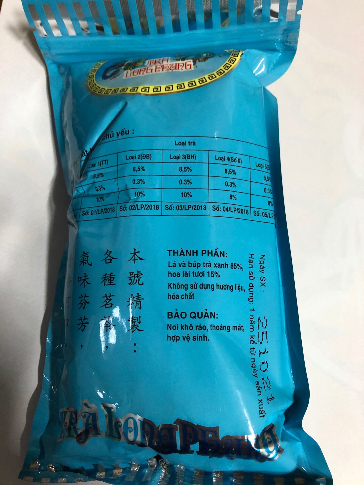 Trà long phụng loại 1