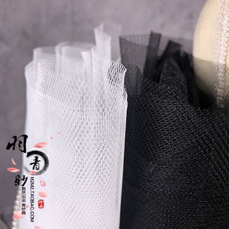 10m Lưới Trắng Cứng Đơ Tạo Phồng Váy