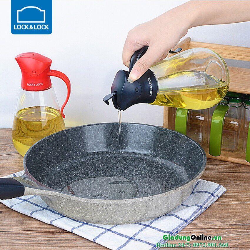 Bình Đựng Dầu Nắp Mở Tự Động Lock&Lock CKO101 (550ml)