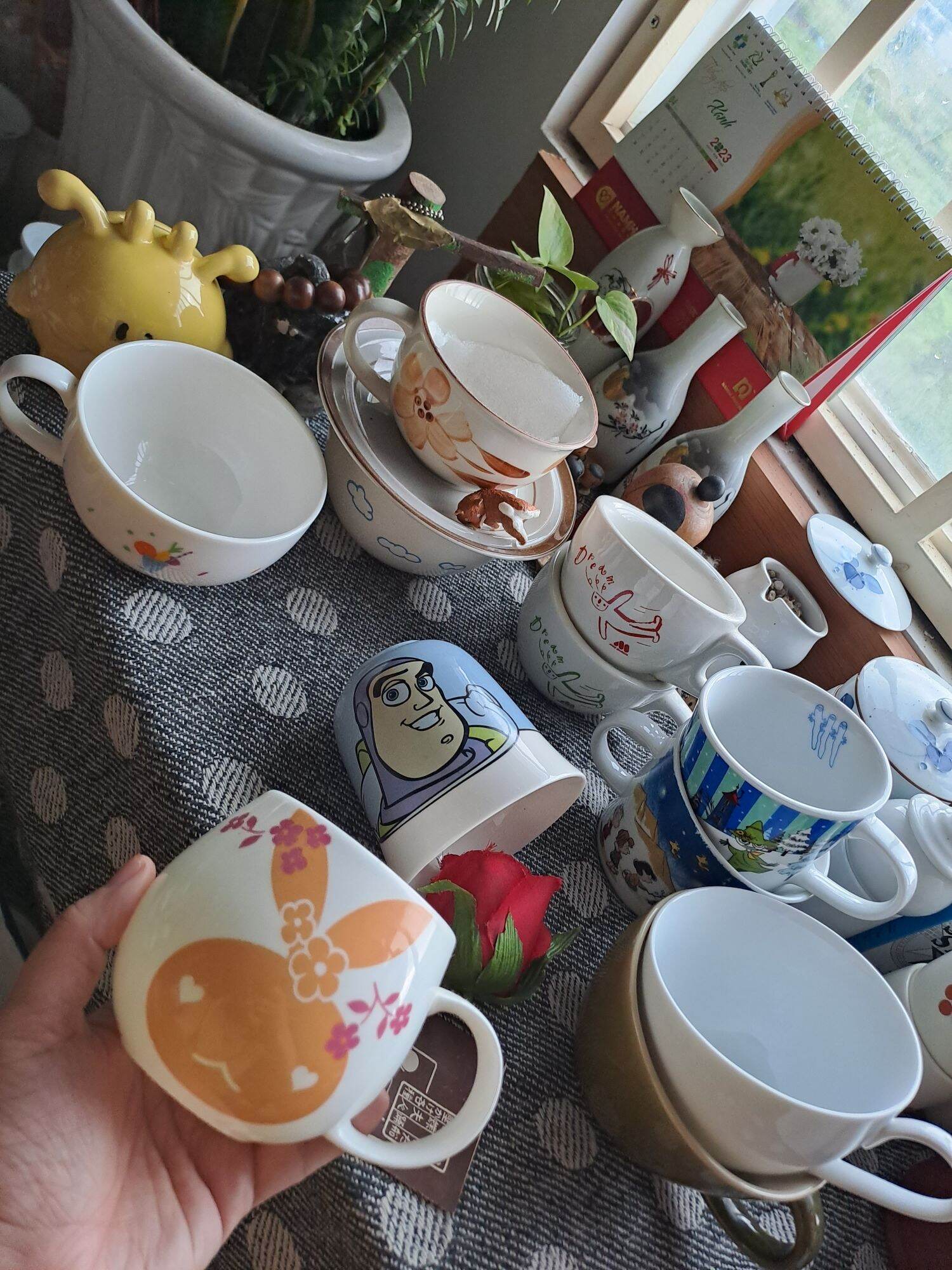 Ly cốc To big size 300_500ml Gốm sứ nhật 2hand