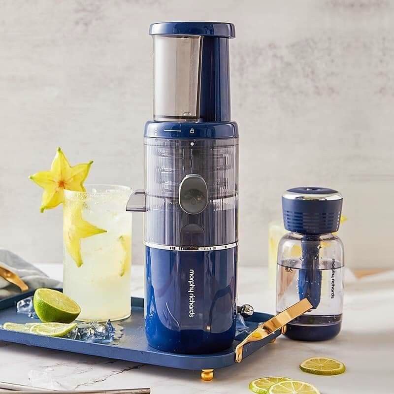 Máy ép chậm hoa quả Morphy Richards MR9900 cao cấp tặng cốc tạo ga, soda