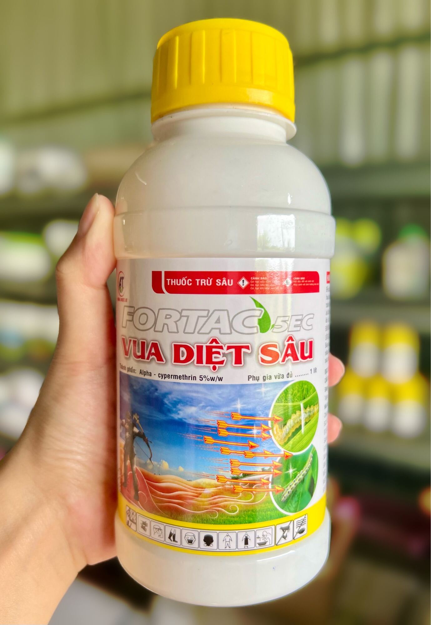 THUỐC TRỪ SÂU FORTAC 5EC VUA DIỆT SÂU ( ALPHA - CYPERMETHRIN 5% ) 450ML ...