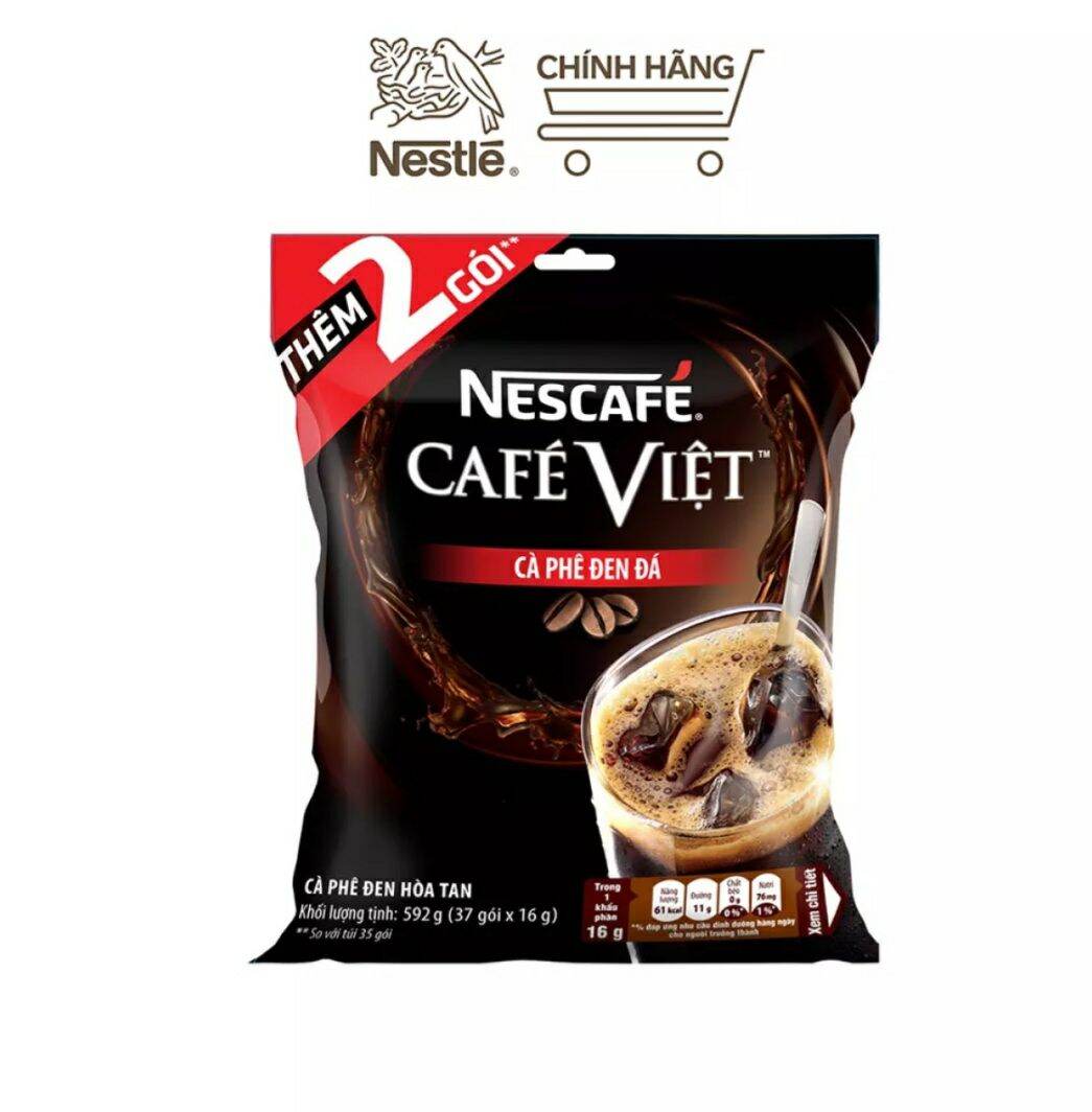 cafe đen nescafe 37 gói* 16g