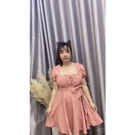 [HCM]Đầm Nơ Lưng #Bigsize 60=>90KG
