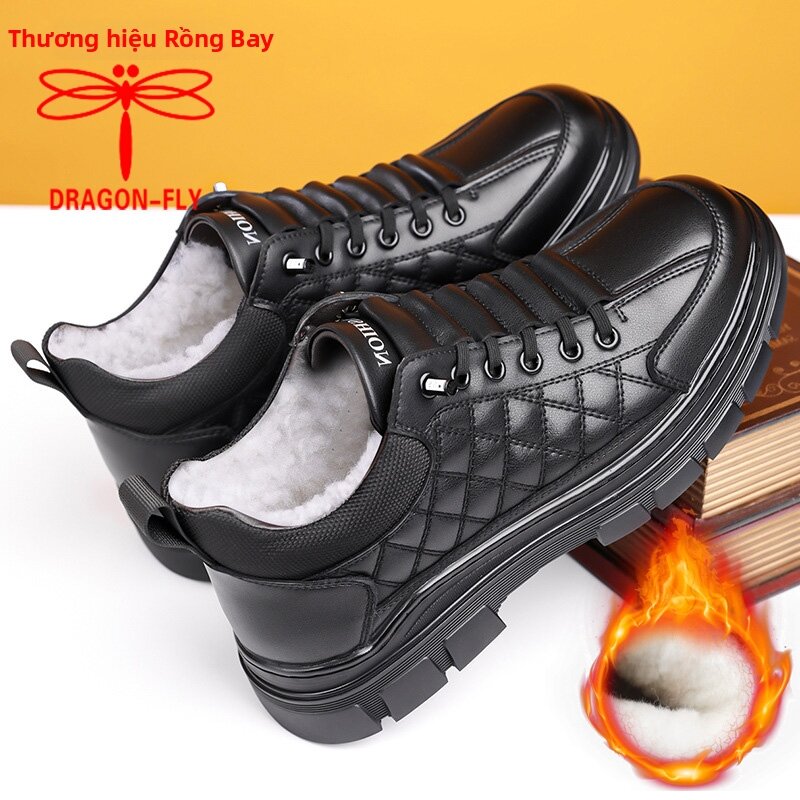 Anti-slip Warm Men's Leather Shoes Giá 938,000 Đồng*Miễn phí vận chuyển