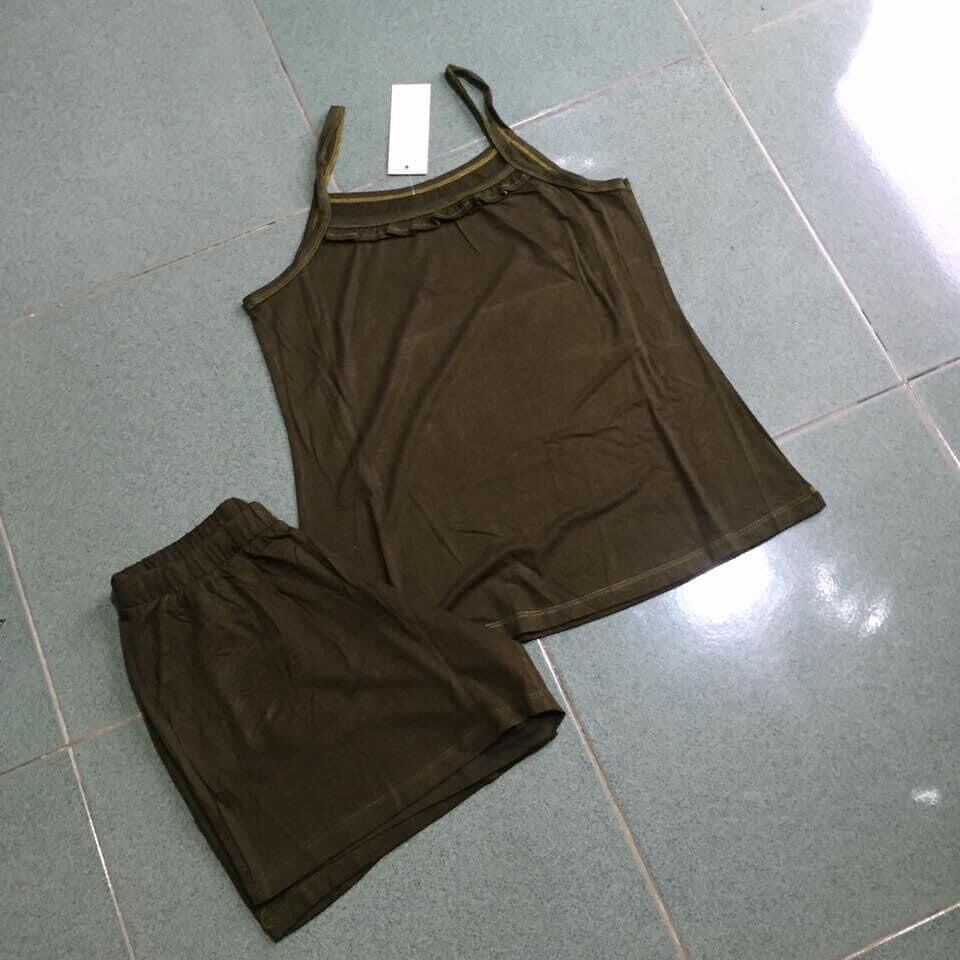 Bộ đùi áo 2 dây chất thun lạnh mềm, mát