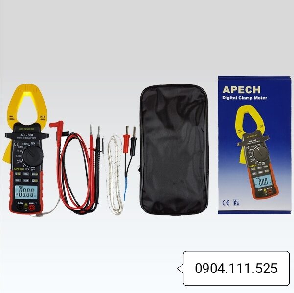 [HCM]Ampe kìm đo dòng AC/DC APECH AC-388 (600A)
