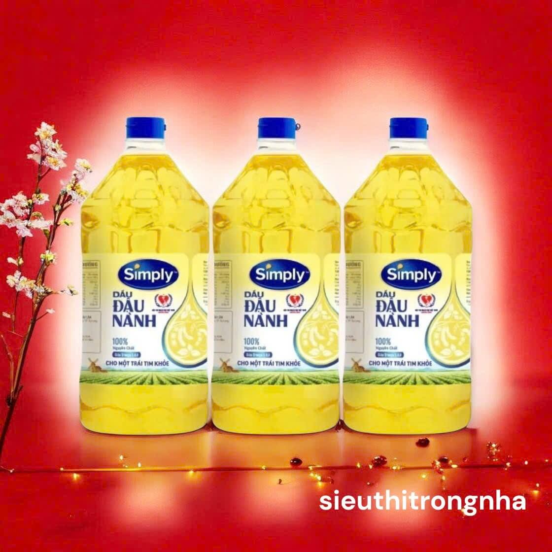 Dầu Đậu Nành Simply 2l - Combo 3c