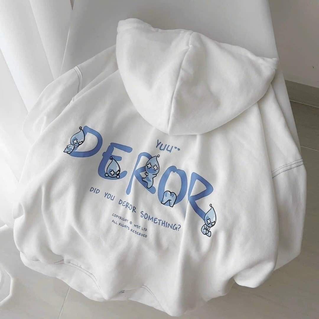 ÁO KHOÁC NỈ FORM RỘNG DEROR MŨ 2 LỚP