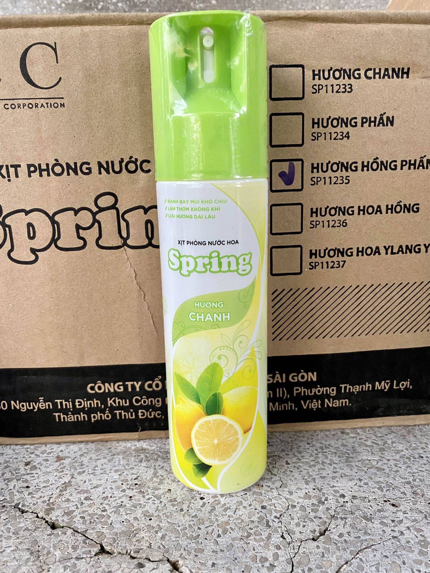 Xịt Phòng Spring 225ml chính hãng