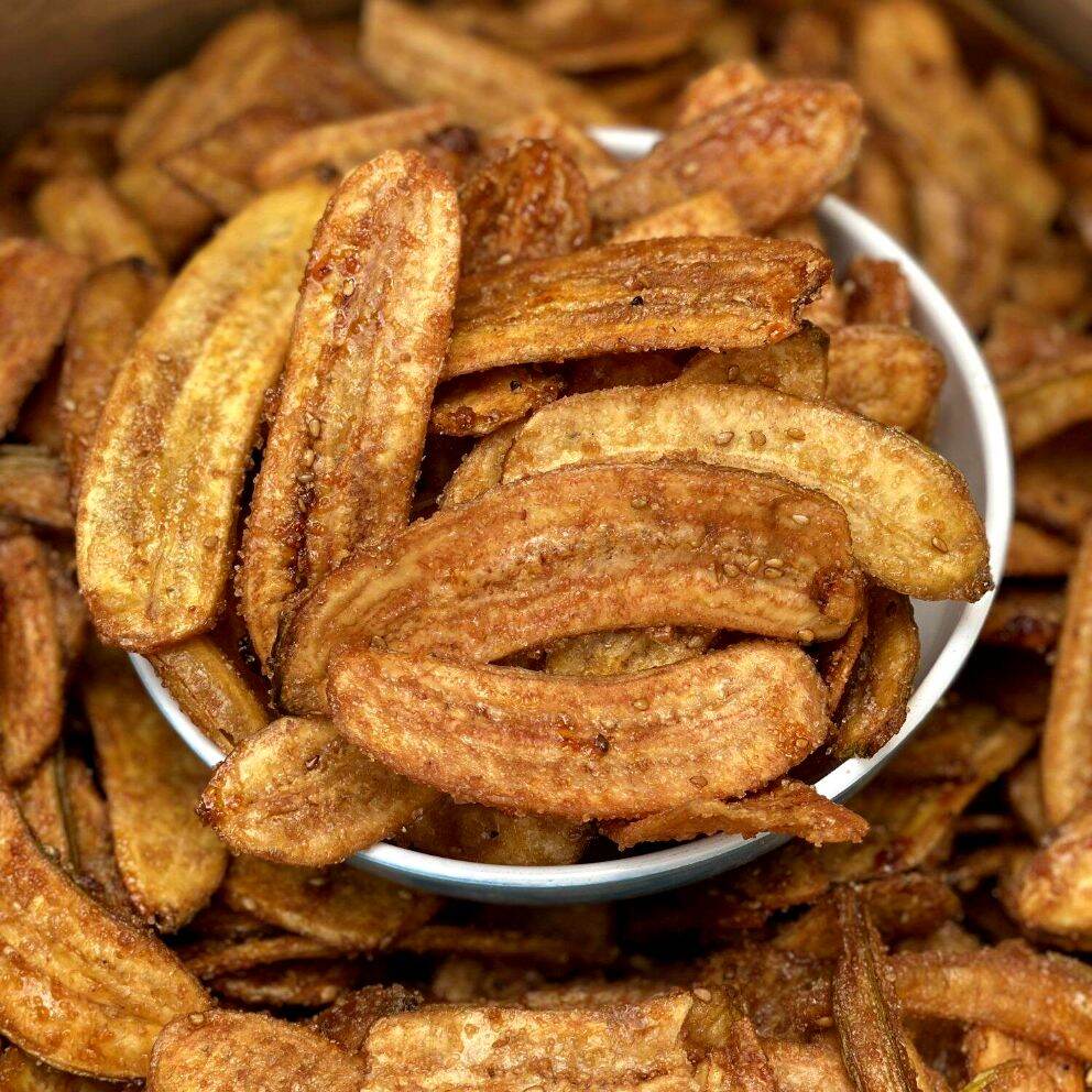 Chuối sấy mè gừng loại ngon 500g
