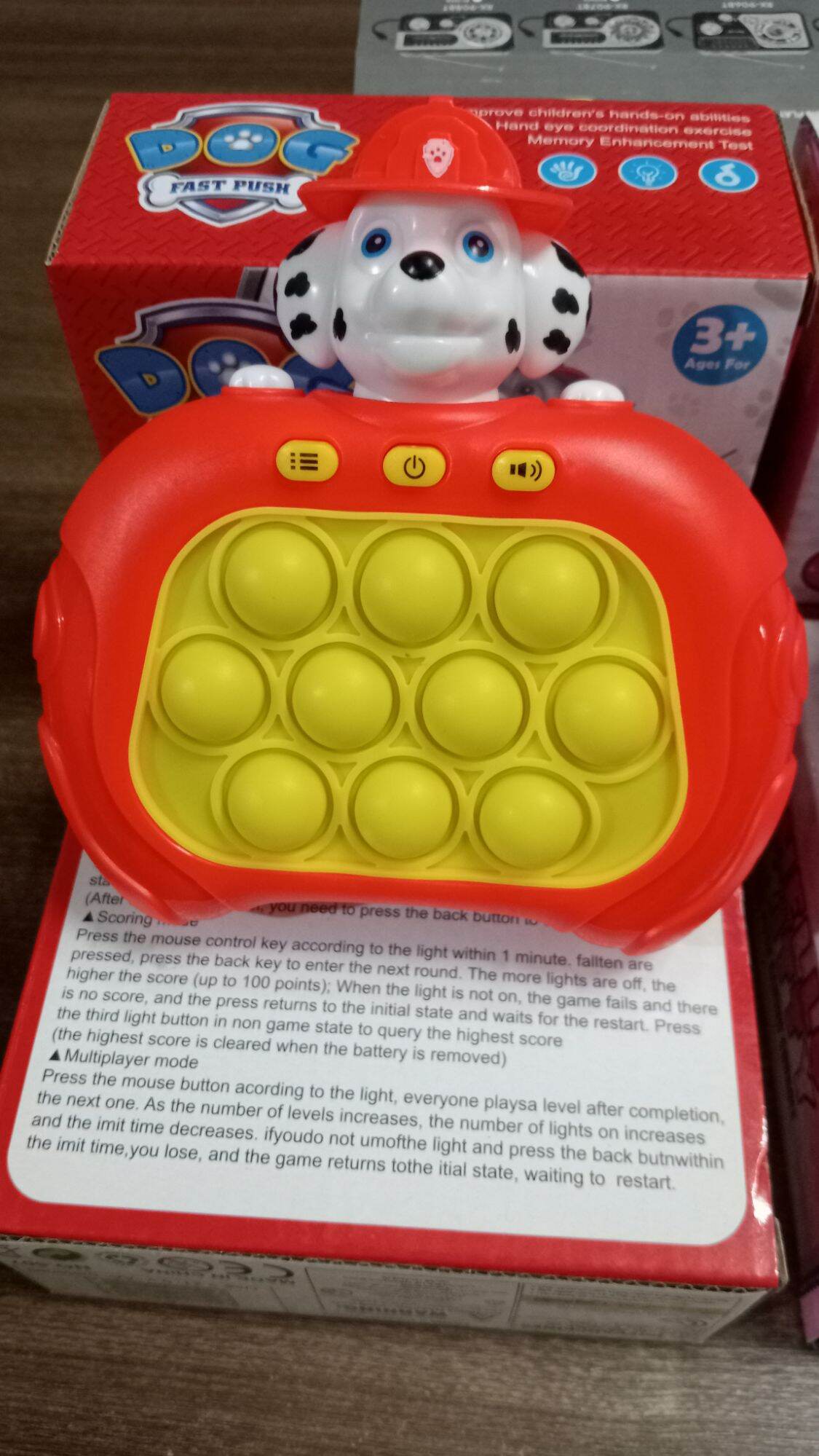 Đồ chơi pop it thế hệ mới - Máy chơi điện tử pop it nhấn nút (tặng kèm pin)