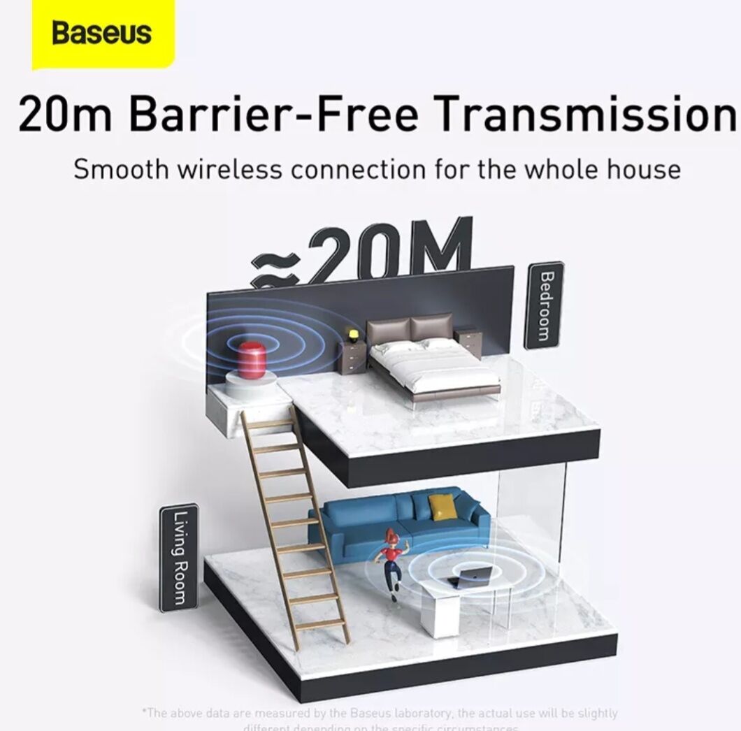 Baseus USB Bluetooth 5.0 phát âm nhạc thu âm thanh