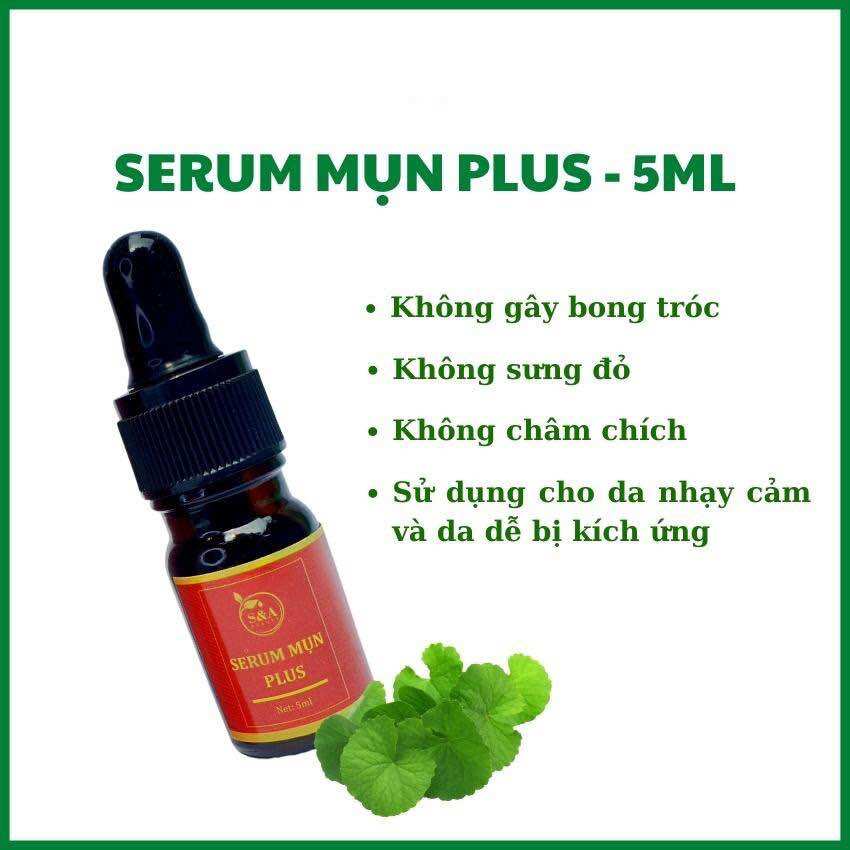( cam kết chính hãng ) SERUM XÓA MỤN THÂM SERUM MỤN PLUS 5ML